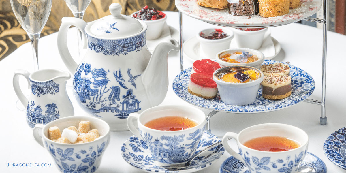 Holiday afternoon tea party