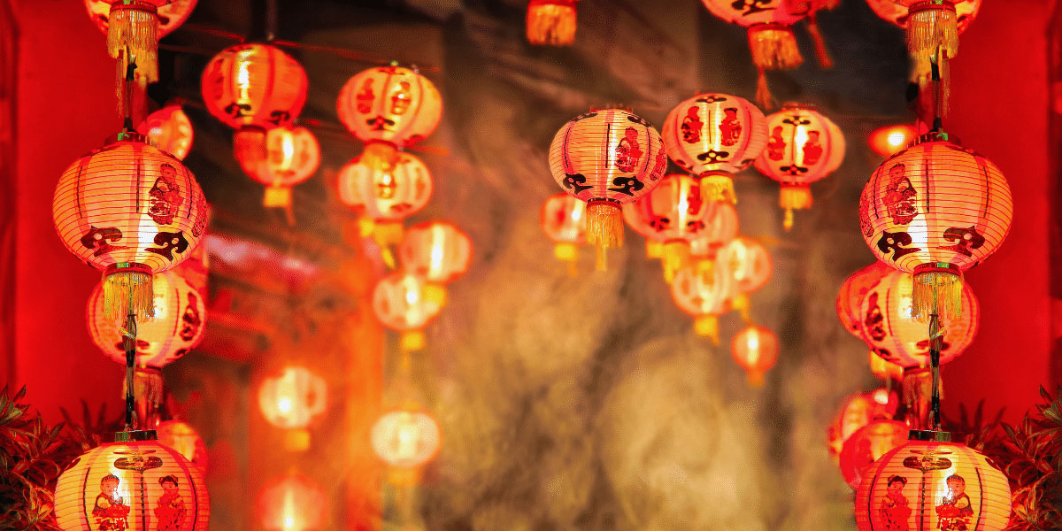 https://9DragonsTea.com Chinese New Year Red Laterns 9 dragons tea-cny-lanterns with smoke