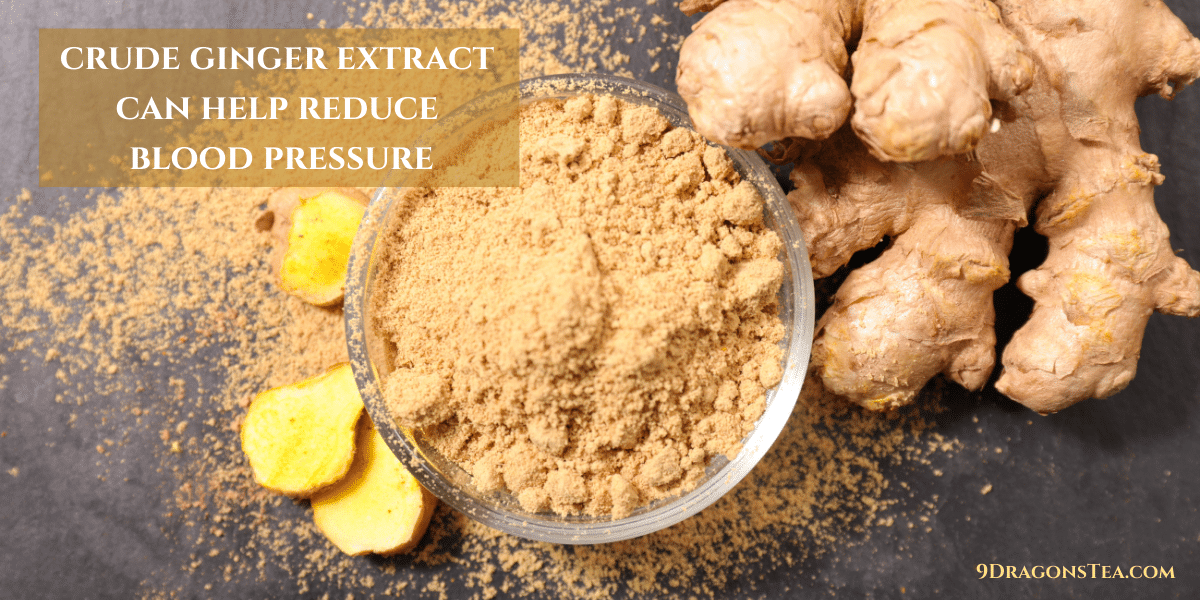 crude ginger extract can help reduce blood pressure