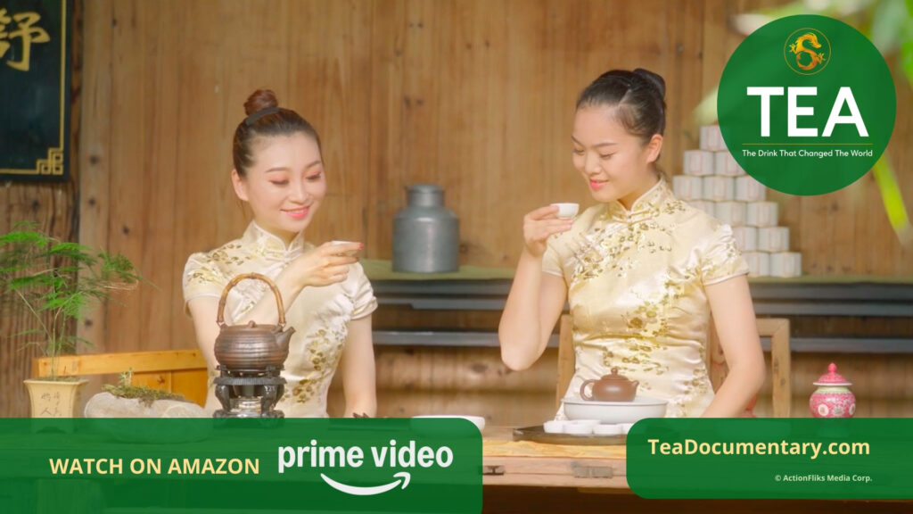 Watch TEA The Drink That Changed the World on Amazon-Gong Fu Cha performers showing tea tasting-Wuyi Shan-TeaDocumentary.com
