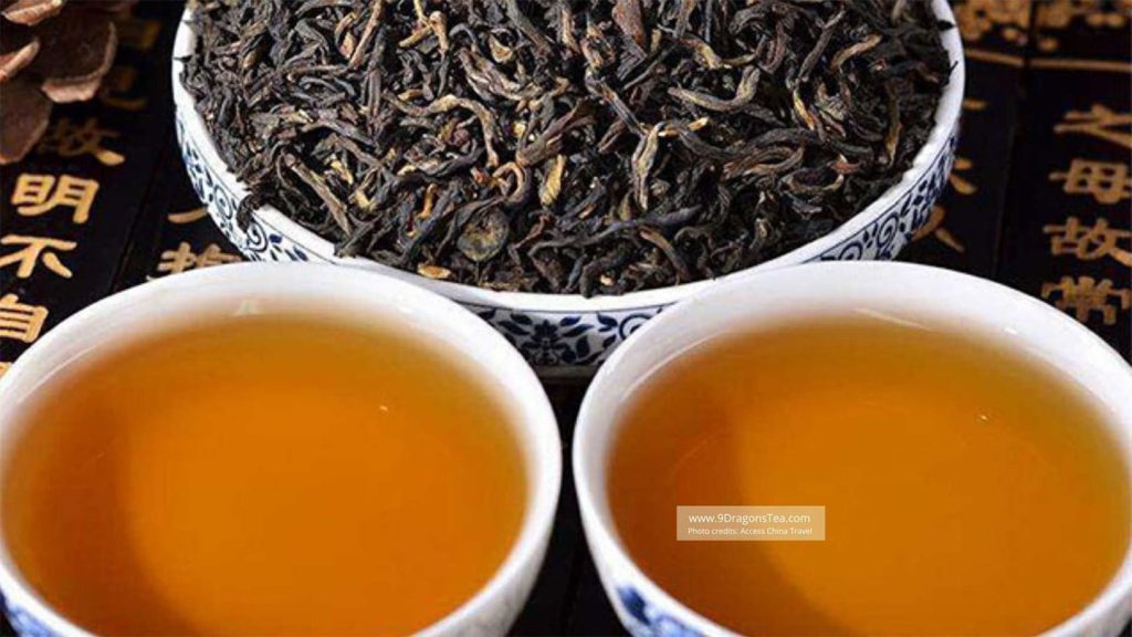 pu erh tea in cups with loose leaf pu erh tea in cups with loose leaf
